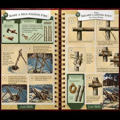 The Lost Skills of Independence Book | 200 Life-Saving Skills for Home